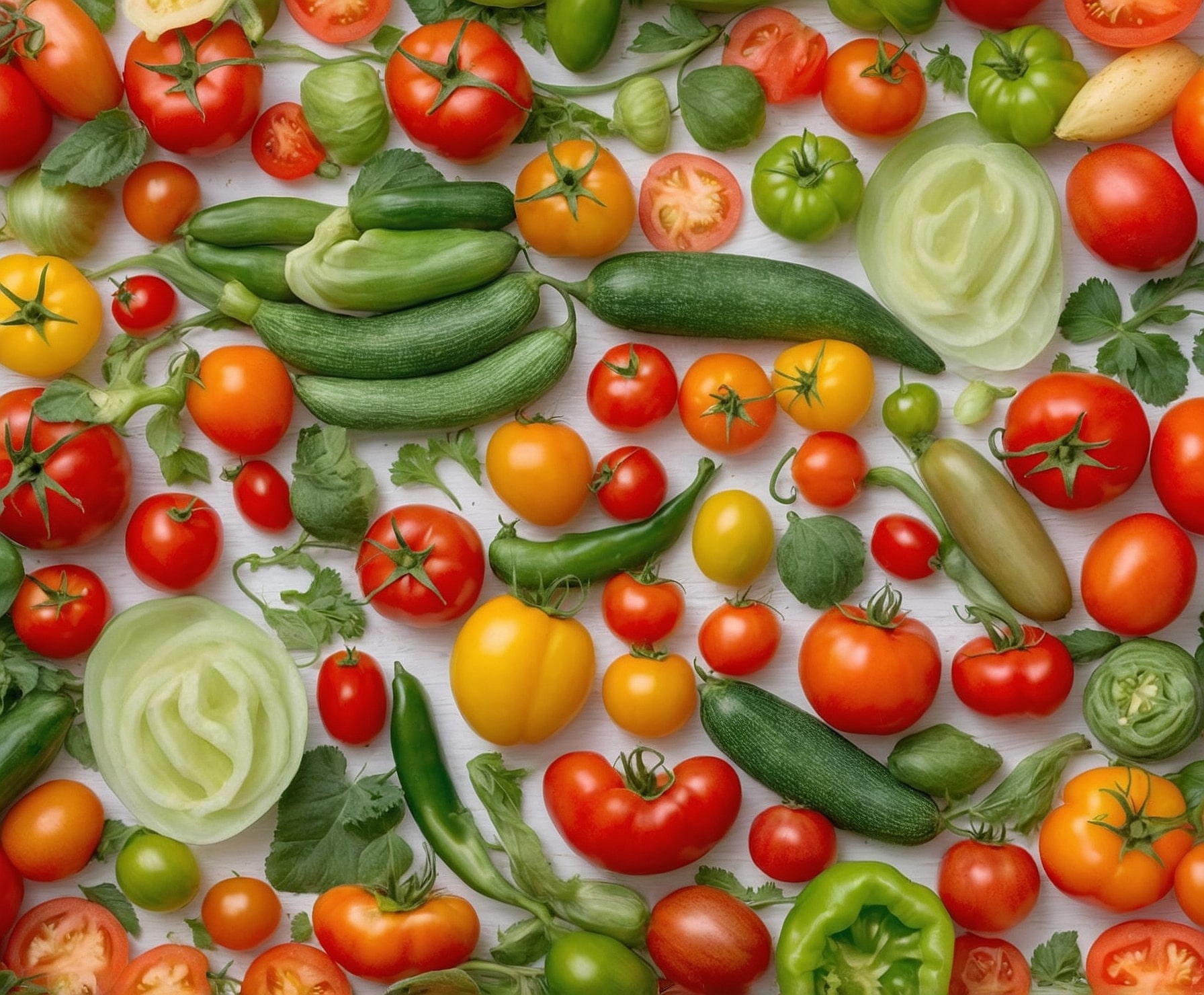 Hortalizas frescas y nutritivas.